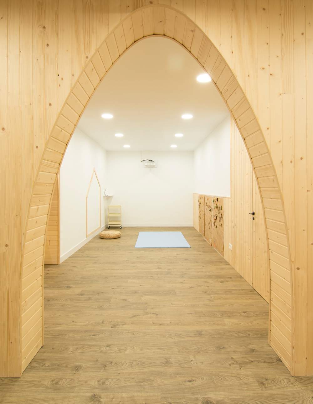 Arco de entrada al aula