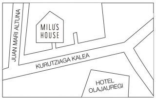 Mapa de ubicación de Milu's House